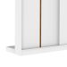 Kit 2 Portas de Correr para Módulo Tuyo com Rodapé Branco 184 cm