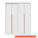 Kit 2 Portas de Correr para Módulo Tuyo com Rodapé Branco 184 cm