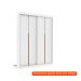 Kit 2 Portas de Correr para Módulo Tuyo com Rodapé Branco 184 cm