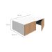 Maleiro para Módulo New Tuyo 2 Portas Branco e Itapuã 90 cm