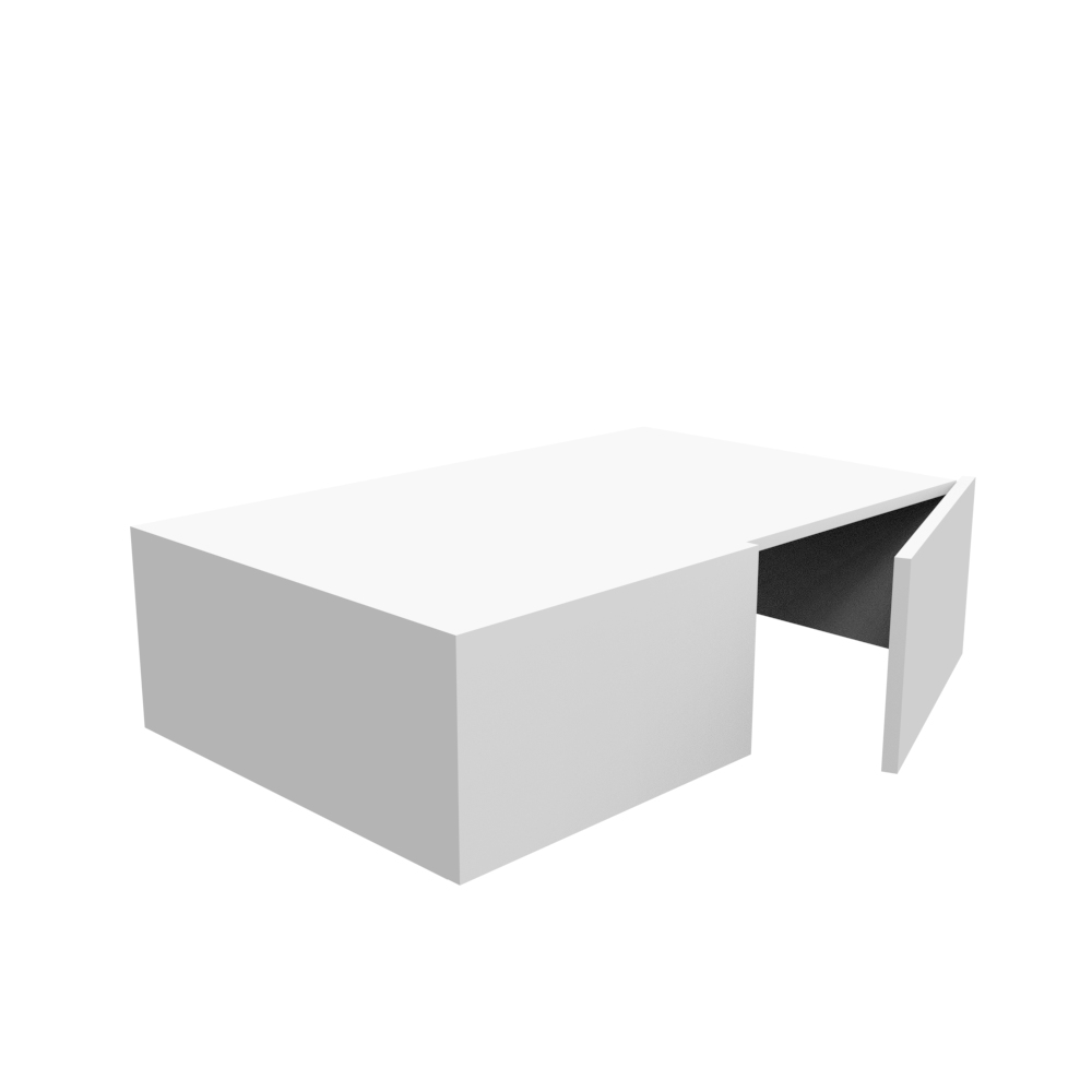Maleiro para Módulo Tuyo 2 PT Branco 90 cm