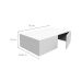 Maleiro para Módulo Tuyo 2 Portas Branco 90 cm