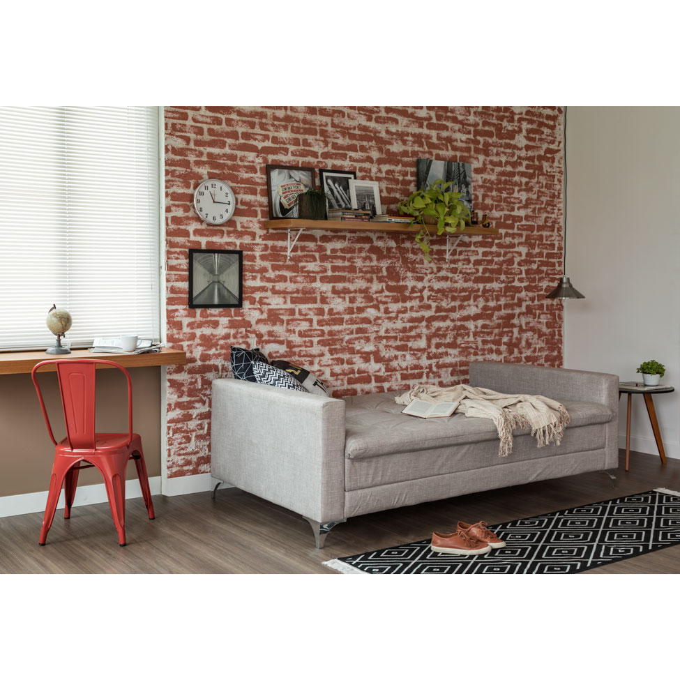 Mesa Lateral Baixa Tóquio Preta e Castanho