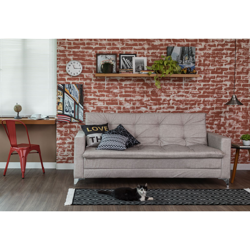 Mesa Lateral Baixa Tóquio Preta e Castanho