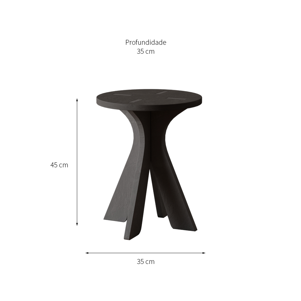 Mesa Lateral Eco Nissi Grafite