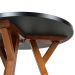 Mesa Lateral Ipiranga Amêndoa e Preta