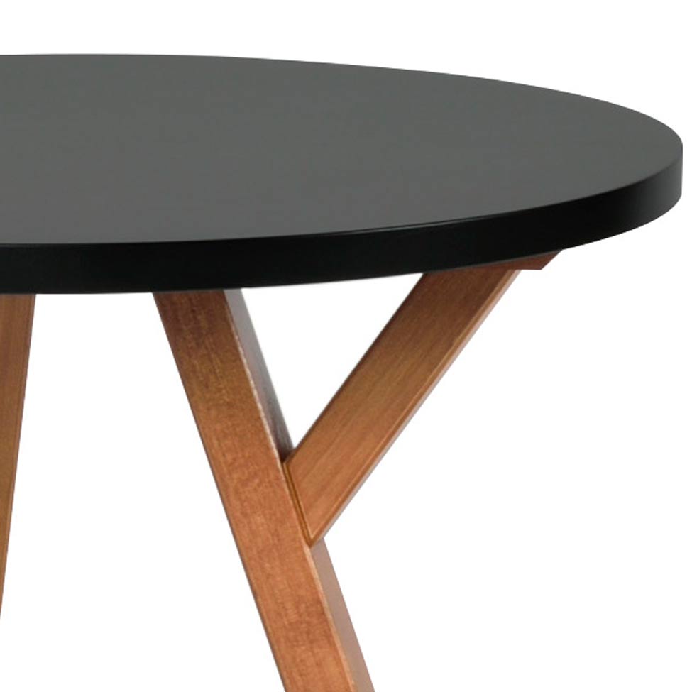 Mesa Lateral Ipiranga Amêndoa e Preta