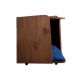Mesa Lateral Ninho para Pet Amêndoa Rustico e Azul