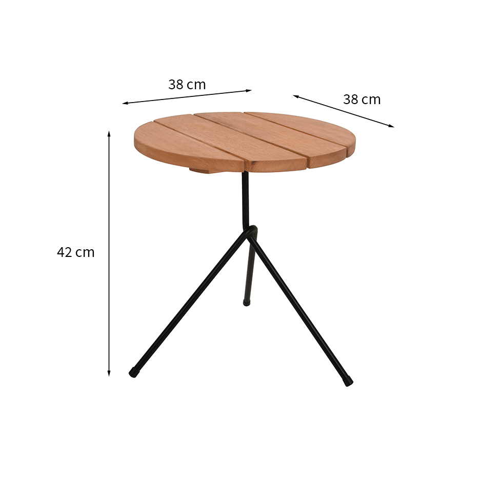 Mesa Lateral Porto Natural e Preta