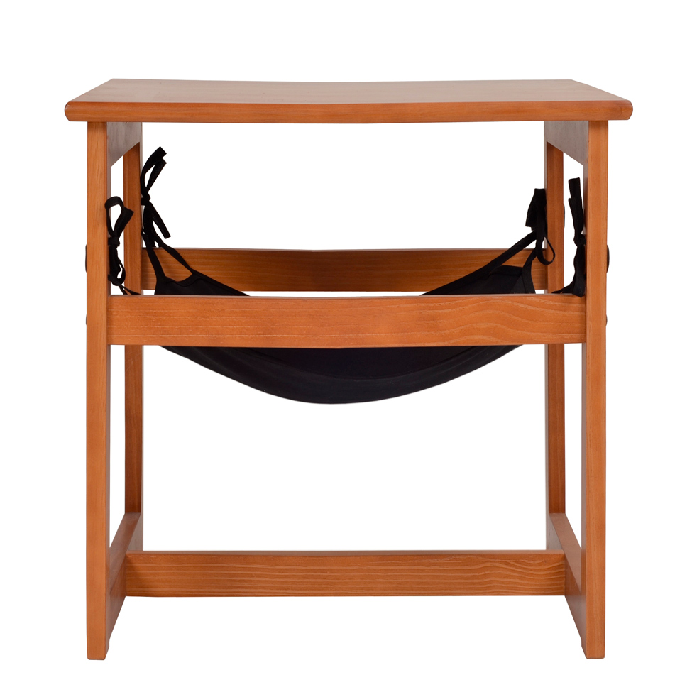 Mesa Lateral Whiskers para Pet Amêndoa