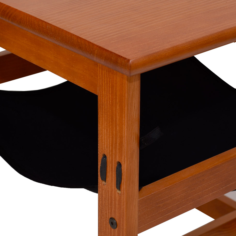 Mesa Lateral Whiskers para Pet Amêndoa