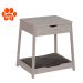 Mesa Lateral Woof para Pet 1 GV Branca