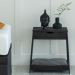 Mesa Lateral Woof para Pet 1 GV Preta