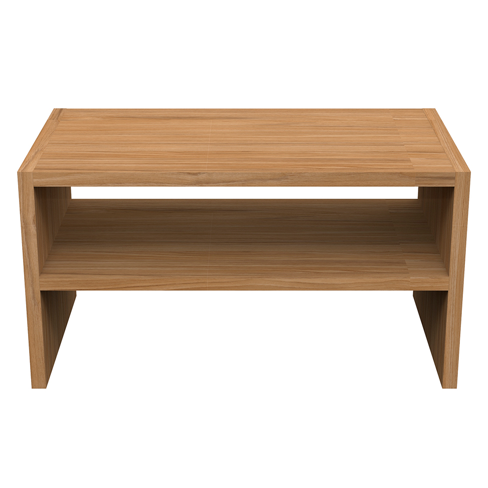 Mesa de Centro Retangular Bamberg Amêndoa