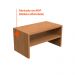 Mesa de Centro Retangular Bamberg Amêndoa