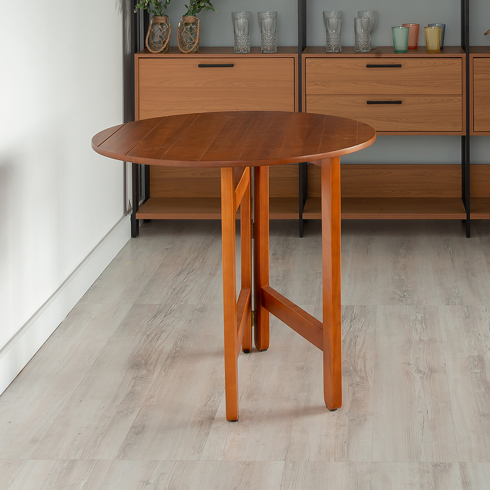 Mesa de Jantar Redonda Dobrável Vanda Castanho