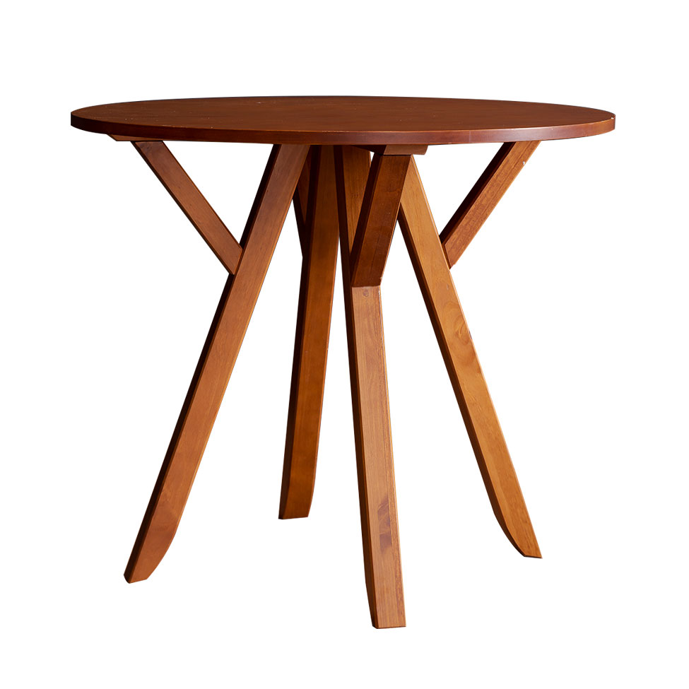 Mesa de Jantar Redonda Ipiranga Amêndoa 90 cm