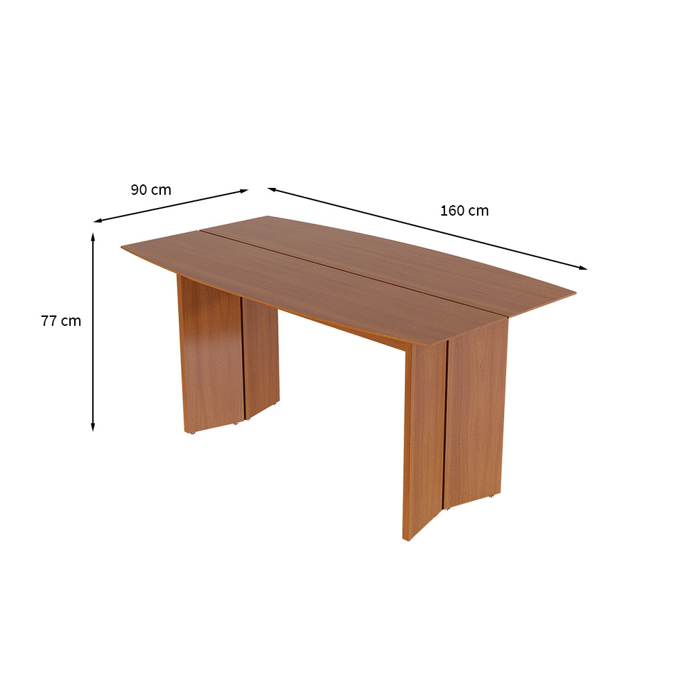 Mesa de Jantar Retangular Aruana Amêndoa