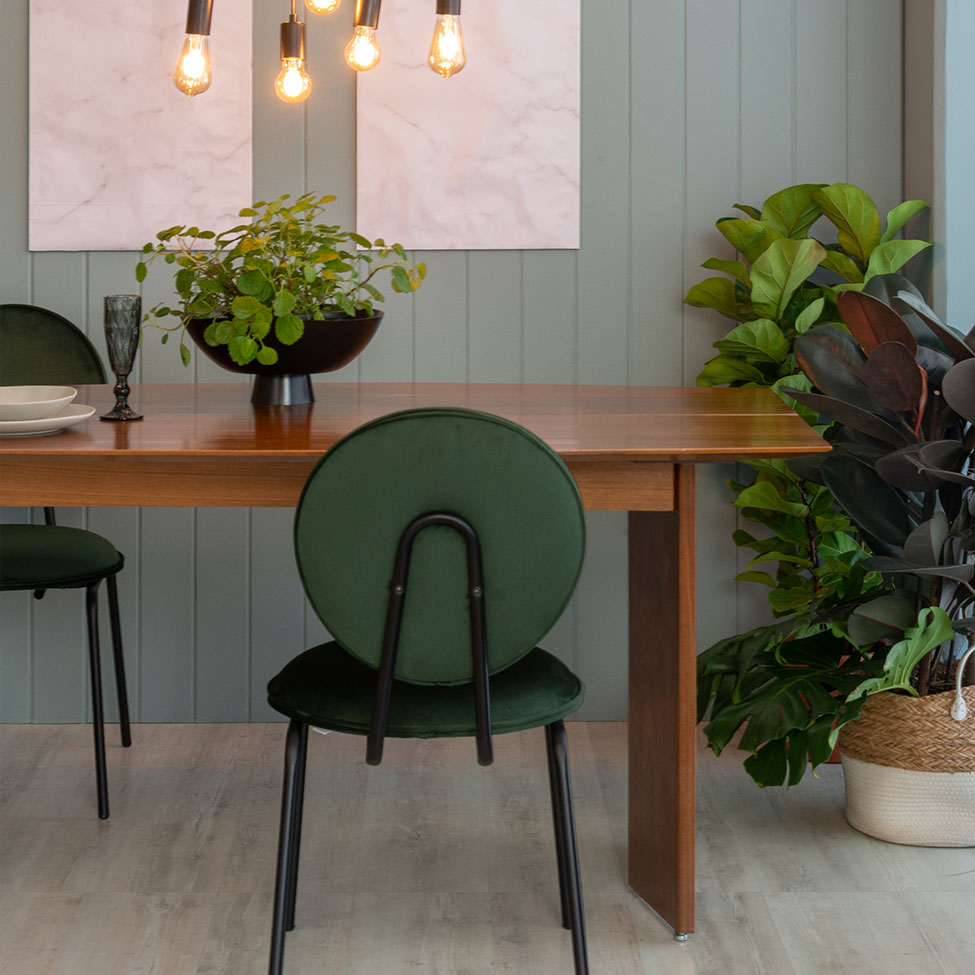 Mesa de Jantar Retangular Aruana Amêndoa