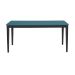 Mesa de Jantar Retangular Breakfast Azul e Grafite 160 cm