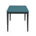 Mesa de Jantar Retangular Breakfast Azul e Grafite 160 cm