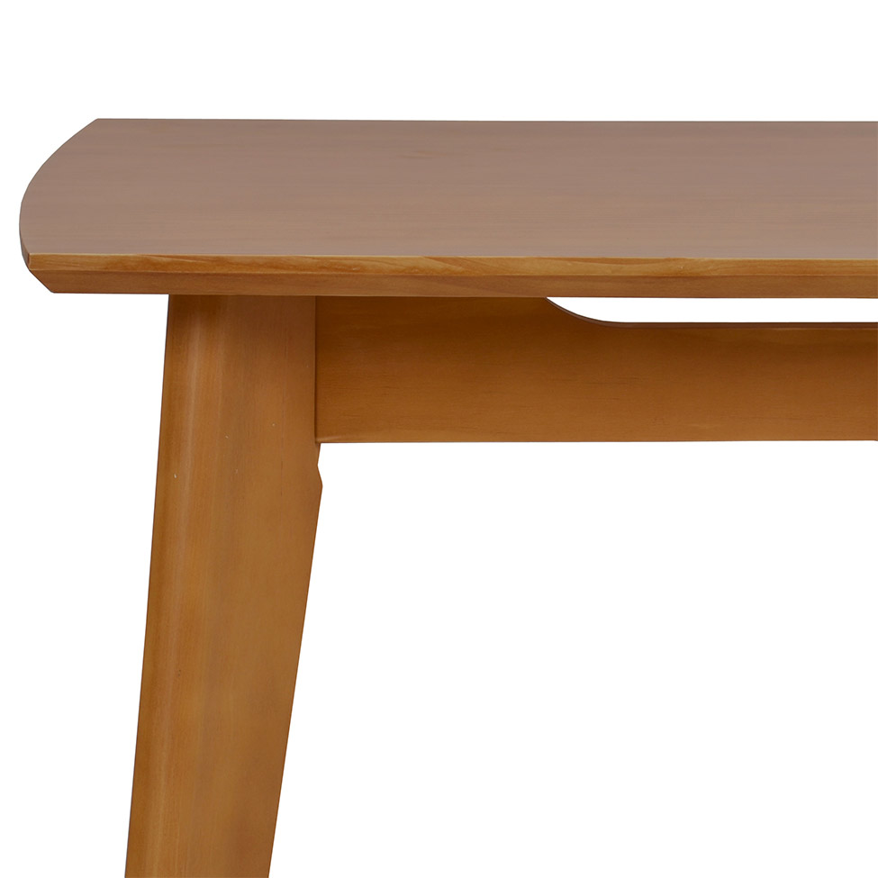 Mesa de Jantar Retangular Elis Avelã 158 cm