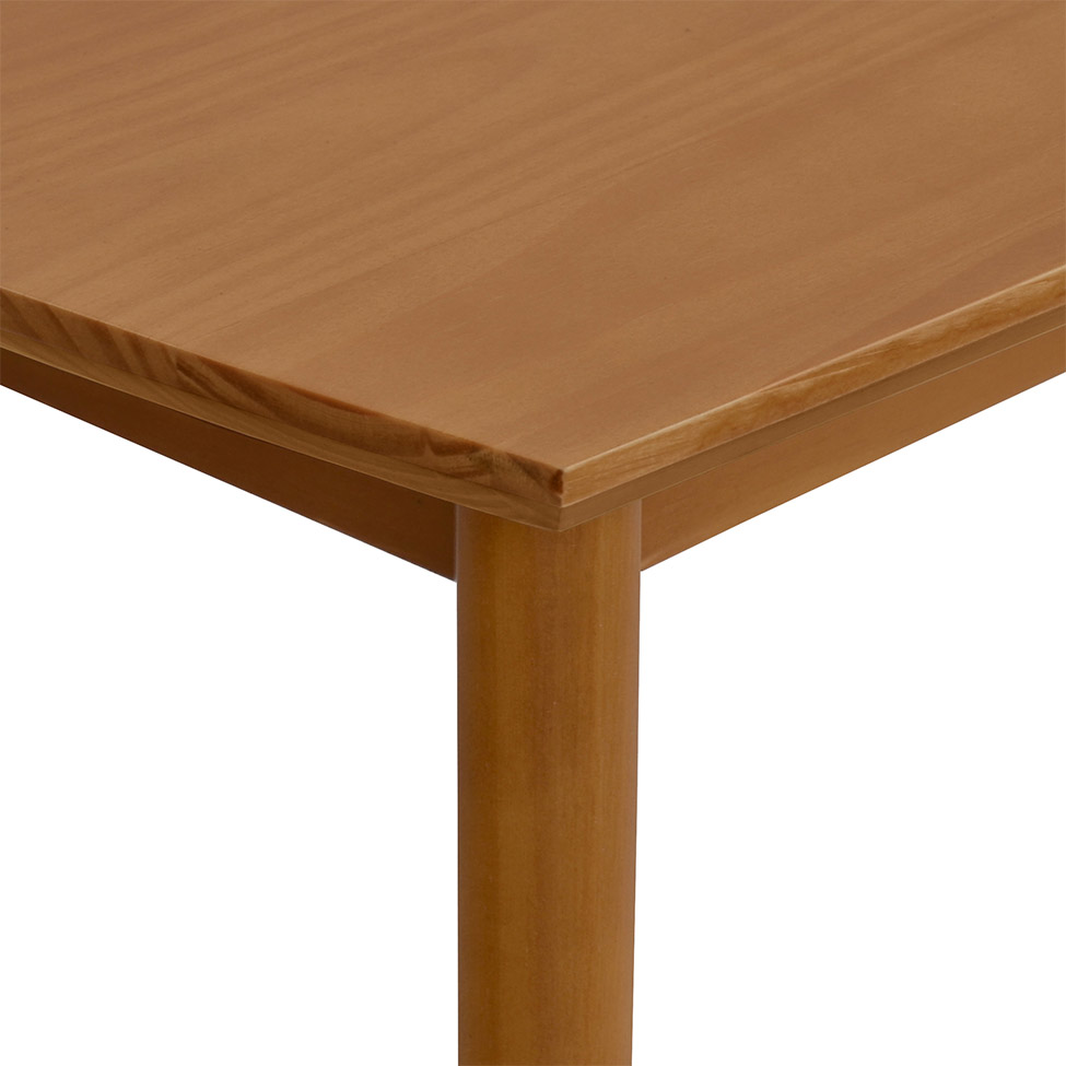 Mesa de Jantar Retangular Elis Avelã 158 cm