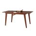 Mesa de Jantar Retangular Extensível Delta Amêndoa 120 cm