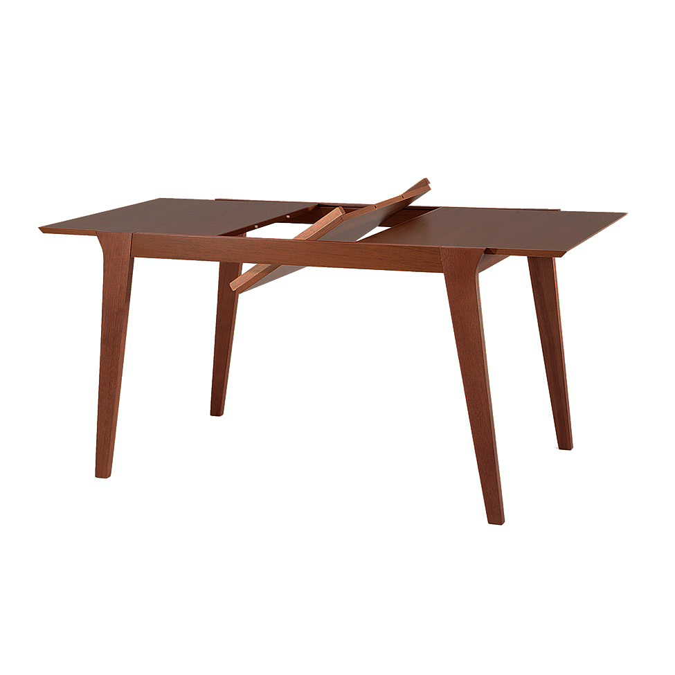 Mesa de Jantar Retangular Extensível Delta Amêndoa 120 cm