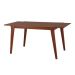 Mesa de Jantar Retangular Extensível Delta Amêndoa 120 cm