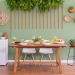 Mesa de Jantar Retangular Famille Amêndoa Rustico 160 cm