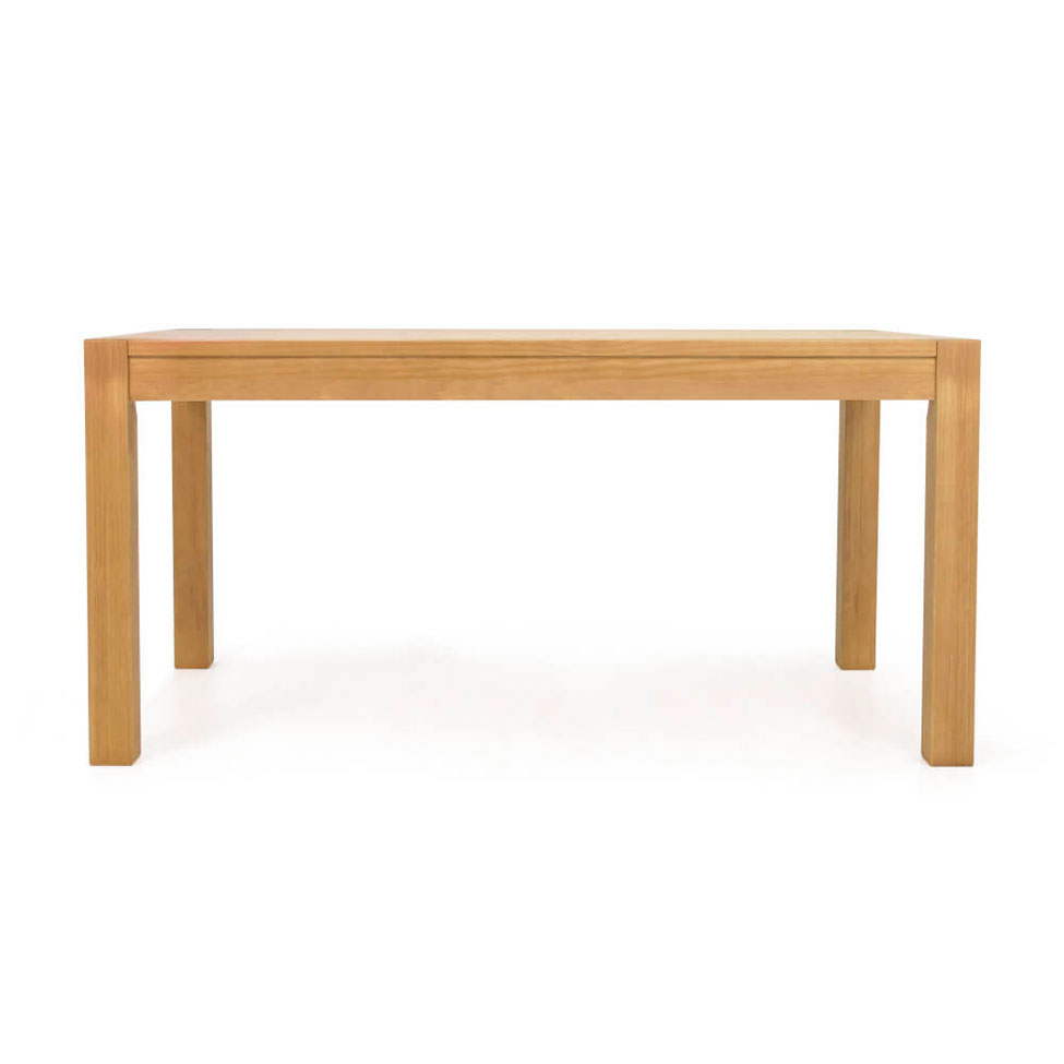 Mesa de Jantar Retangular Macaúba Madeira Maciça Amêndoa 160 cm