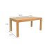 Mesa de Jantar Retangular Macaúba Madeira Maciça Amêndoa 160 cm