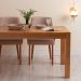 Mesa de Jantar Retangular Macaúba Madeira Maciça Amêndoa 160 cm