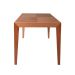 Mesa de Jantar Retangular Samambaia Madeira Maciça Avelã 159 cm