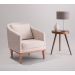 Poltrona Agatha Bege