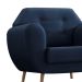 Poltrona Beegees Velosuede Azul Marinho