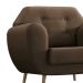 Poltrona Beegees Velosuede Marrom