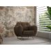 Poltrona Beegees Velosuede Marrom