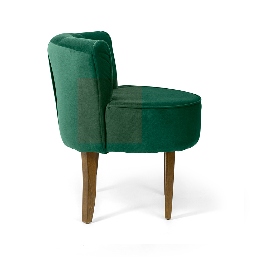 Poltrona Gil com Pé Palito Verde