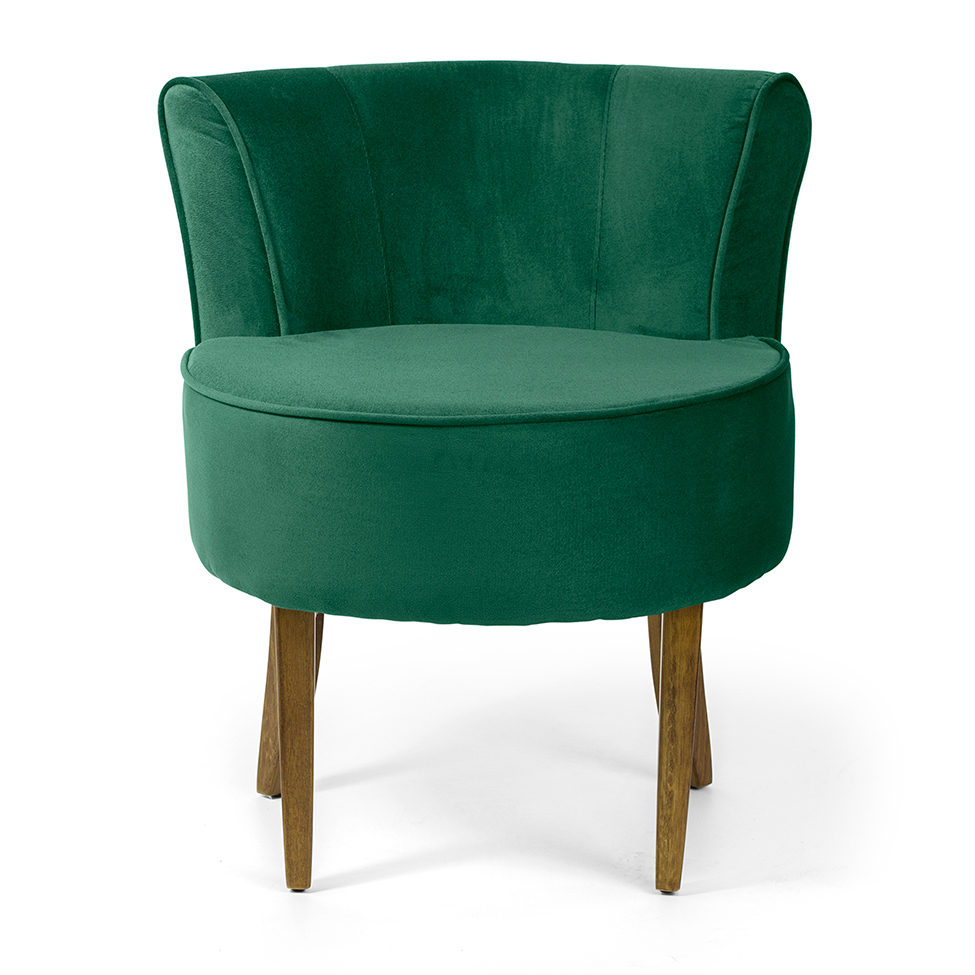 Poltrona Gil com Pé Palito Verde