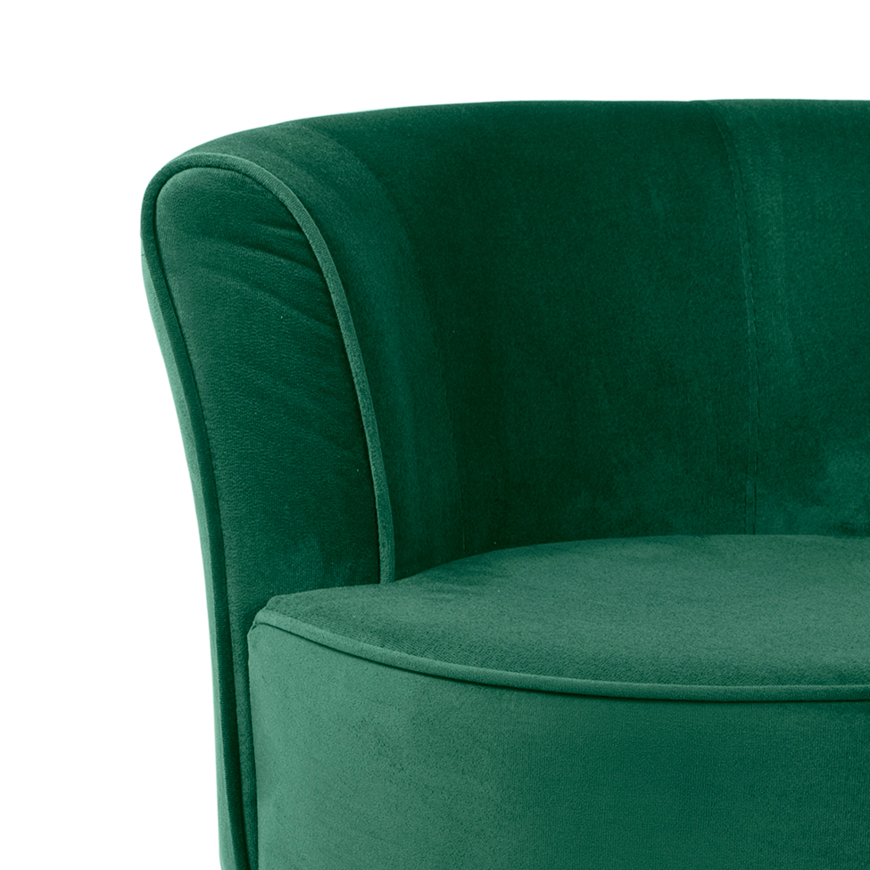 Poltrona Gil com Pé Palito Verde