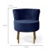 Poltrona Olivia I Veludo Azul
