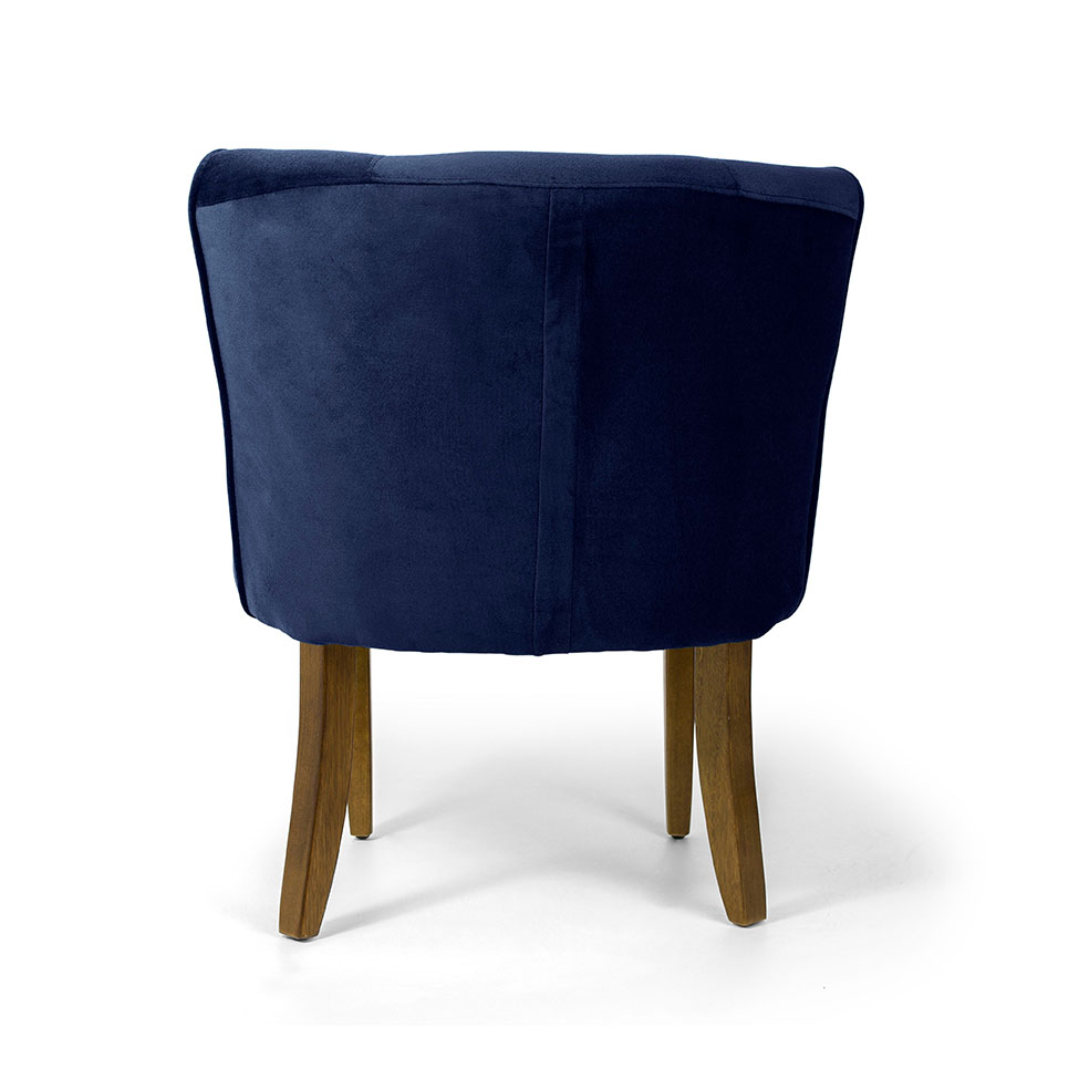 Poltrona Olivia I Veludo Azul