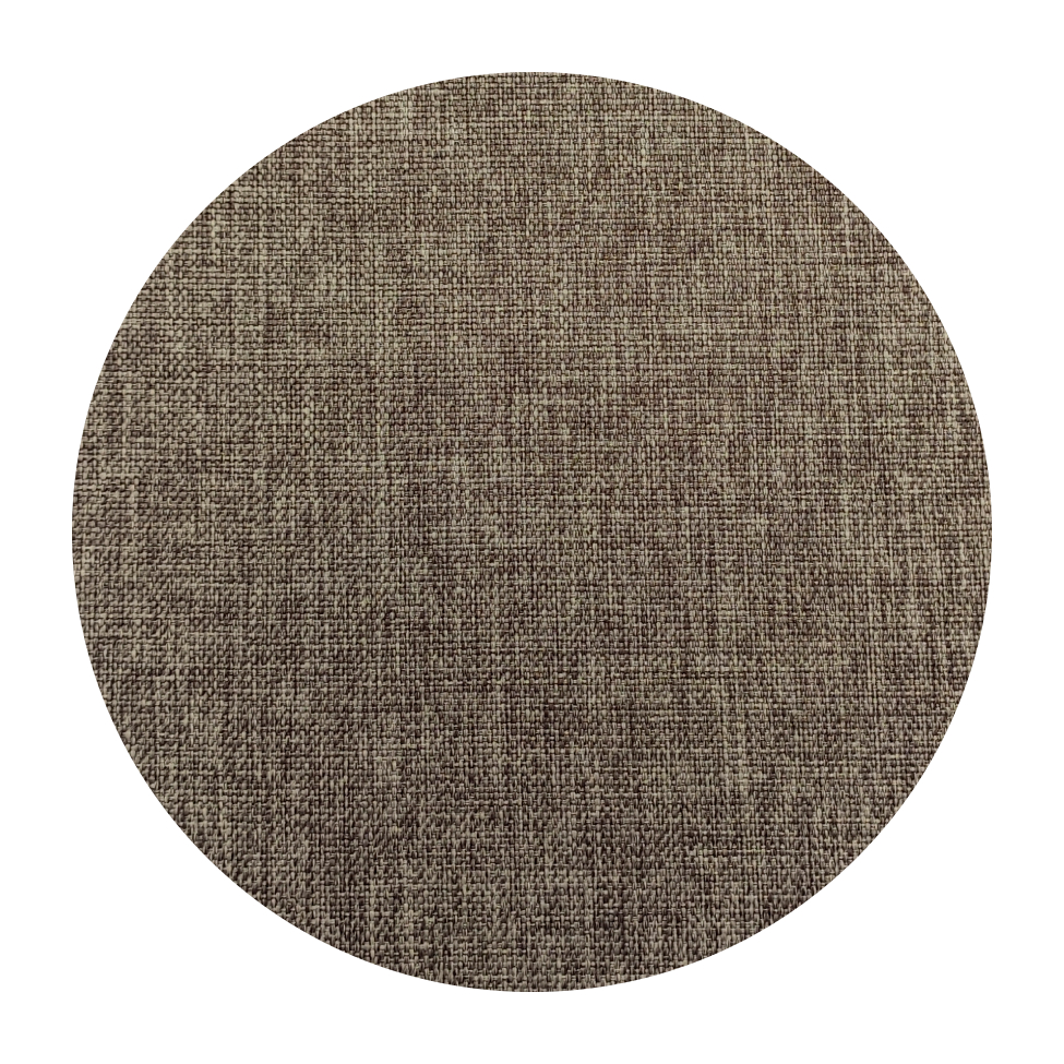 Puff Hórus Cinza e Imbuia 100 cm