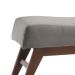 Puff Hórus Cinza e Imbuia 140 cm