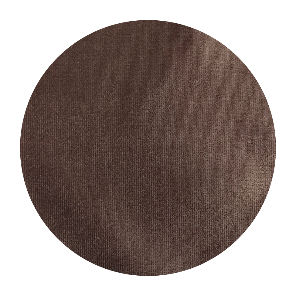 Puff Lívia Marrom e Imbuia 45 cm