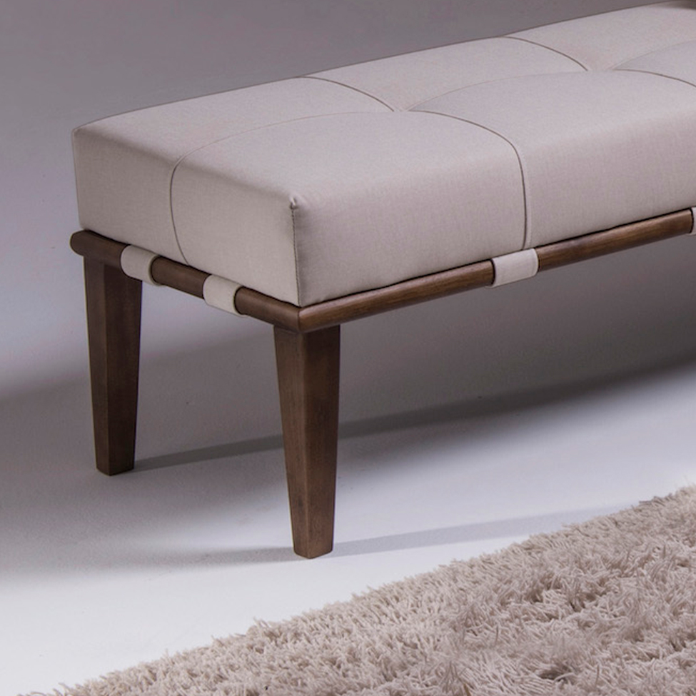 Puff Livia Bege 140 cm