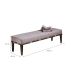 Puff Livia Bege 140 cm