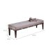 Puff Livia Bege 160 cm